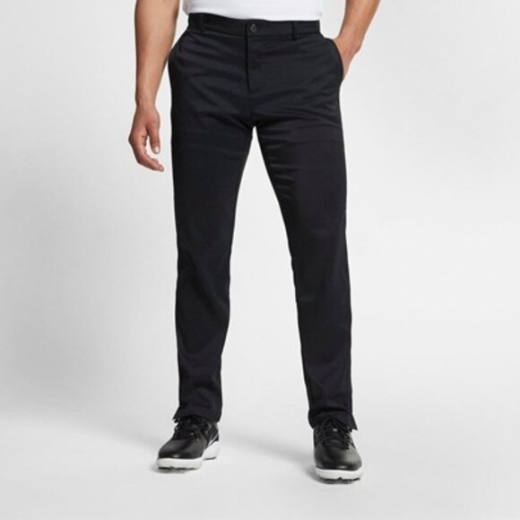 NWT Nike Men Size Small Flat Front Flex Golf Pants Black AJ5489-010 30X30 $85 - Picture 1 of 5